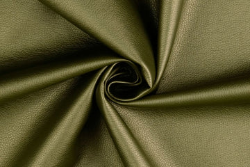 Kunstleder, Lederimitat, metallic, oliv, 0,5 m